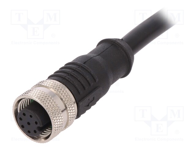 Plug; M12; PIN: 8; female; A code-DeviceNet / CANopen; IP67; 30V; 2A