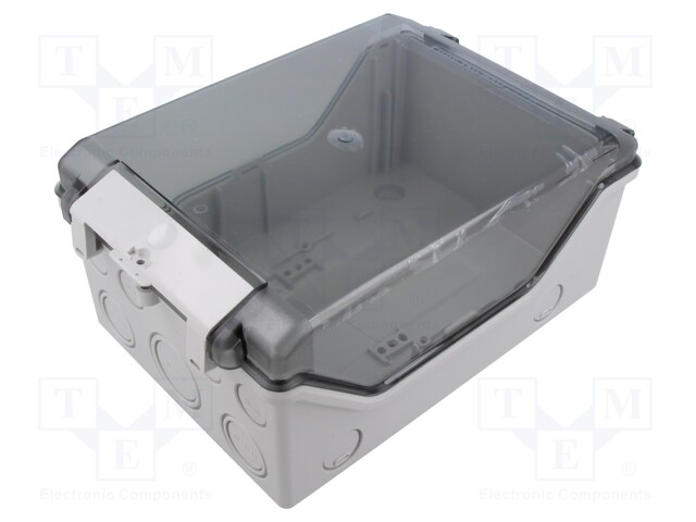 Enclosure: multipurpose; X: 168mm; Y: 253mm; Z: 115mm; GK; light grey