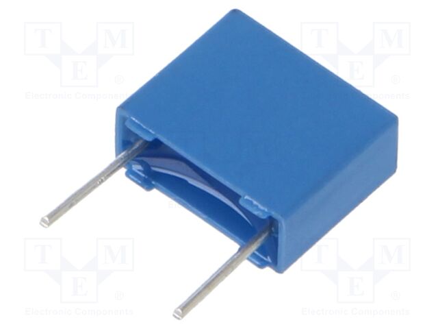 Capacitor: polypropylene; MKT; 2.2nF; 4x8.5x10mm; THT; ±10%; 7.5mm