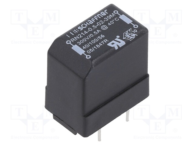 Inductor: wire with current compensation; THT; 39mH; 500mA; 83mΩ