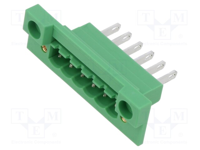 Pluggable terminal block; 5.08mm; ways: 6; straight; plug; male