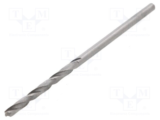 Drill bit; for metal; Ø: 2mm; HSS; Features: hardened