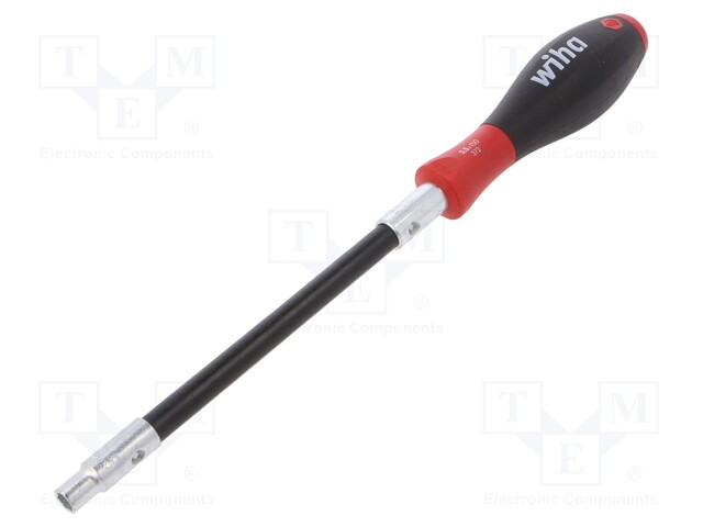 Screwdriver; hex socket; with flexible shaft; Overall len: 261mm