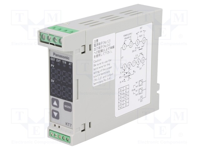 Module: regulator; temperature; SSR; OUT 2: OC; on panel; -10÷55°C