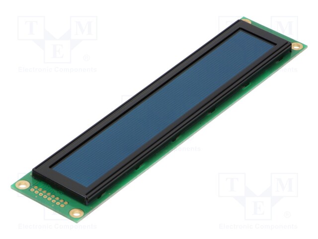 Display: OLED; alphanumeric; 20x2; Window dimensions: 149x23mm