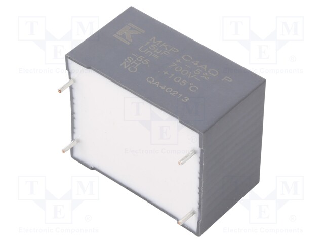 Capacitor: polypropylene; DC-Link; 15uF; ESR: 6.8mΩ; THT; ±5%; 13.7A