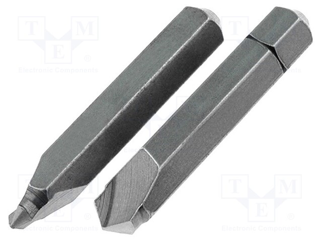 Screwdriver bits; Pcs: 2; 35mm; Mounting: 1/4" (C6,3mm)