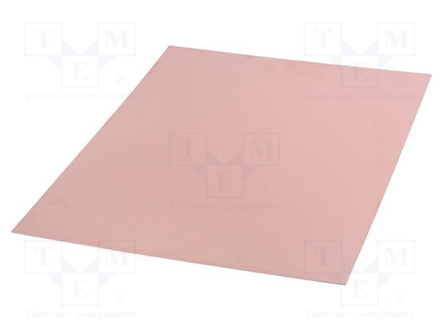 Laminate; FR4; 0.6mm; L: 610mm; W: 457mm; Coating: copper