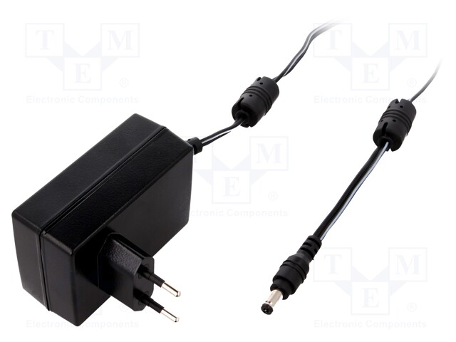 Power supply: switched-mode; 5VDC; 4A; Out: 5,5/2,1; 20W; Plug: EU