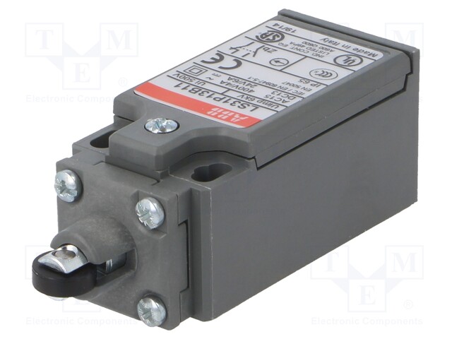 Limit switch; plastic roller Ø11mm; NO + NC; 10A; max.400VAC