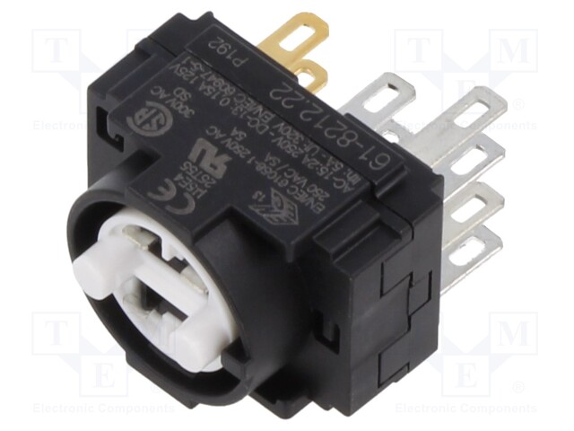 Contact block; 61; -25÷55°C; Leads: connectors; Contacts: NO; 5A