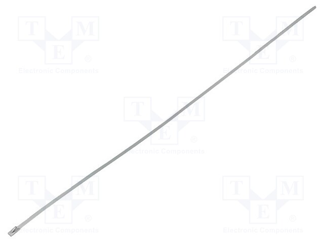 Cable tie; L: 520mm; W: 4.5mm; stainless steel; V: with ball lock