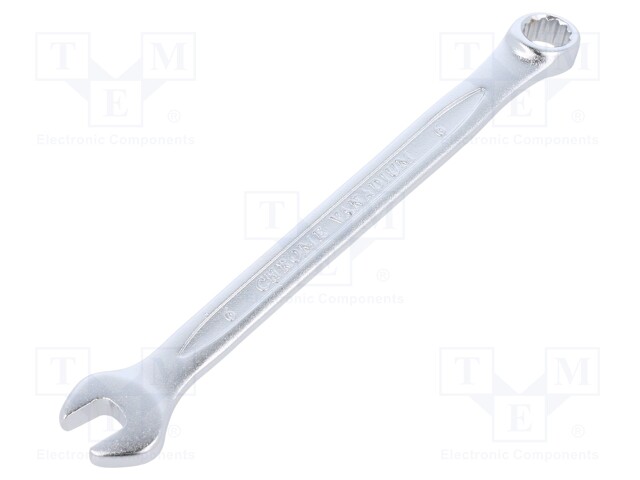 Wrench; combination spanner; 6mm; Chrom-vanadium steel; L: 105mm