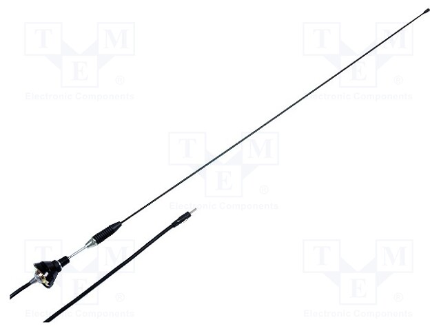 Antenna; mast; 0.76m; AM,FM; 2.5m; Rod inclination: regulated