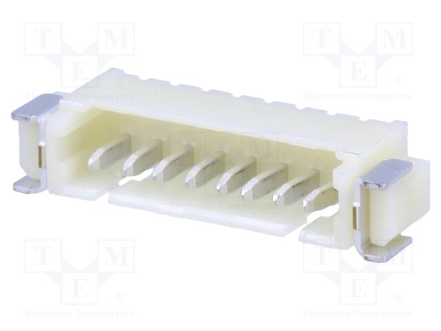 Socket; wire-board; male; 1.25mm; PIN: 8; SMT; 250V; 1A; tinned