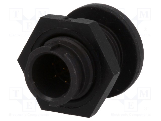 Connector: circular; Series: EN2; socket; male; THT; PIN: 7; 3A; IP68