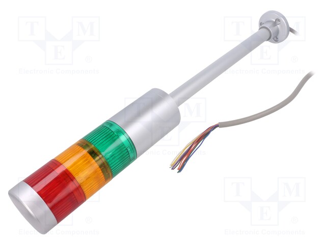 Signaller: signalling column; LED; red/amber/green; 24VDC; IP65