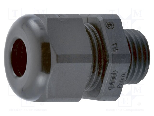 Cable gland; PG9; IP68; Mat: polyamide; black; Man.series: HSK-KE