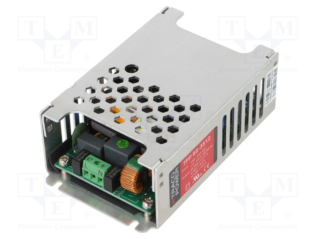 Power supply: switched-mode; modular; 65W; 24VDC; 5VDC; 12VDC; 8A