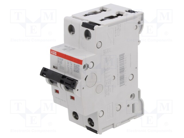 Circuit breaker; for DIN rail mounting; Charact: B; S300; MCB