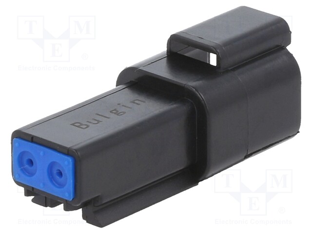 Connector: wire-wire; PX0; plug; male; PIN: 2; IP68; Locking: latch