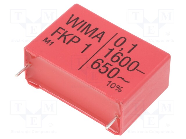 Capacitor: polypropylene; 100nF; 37.5mm; ±10%; 17x29x41.5mm