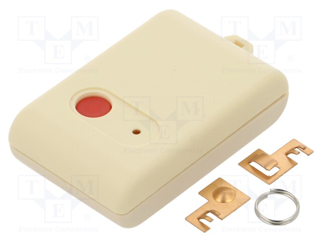 Enclosure: for remote controller; ABS; ivory