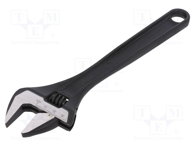 Wrench; adjustable; 250mm; Max jaw capacity: 33mm; phosphated