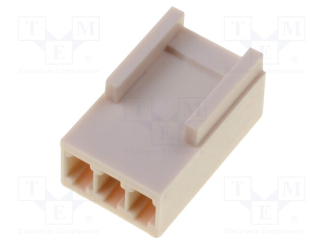 Plug; wire-board; female; KK 254; 2.54mm; PIN: 3; w/o contacts