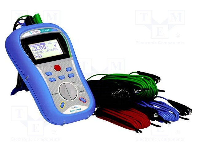 Earthing resistance meter; LCD,graphical; IP40