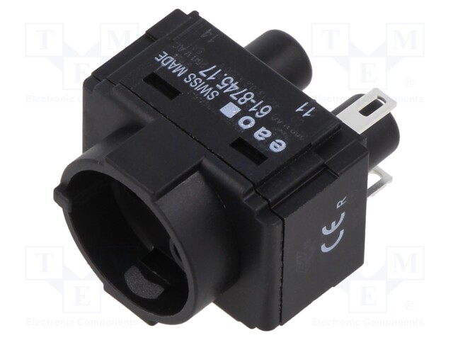 Contact block; 61; -25÷55°C; Leads: connectors; Contacts: NC; 5A