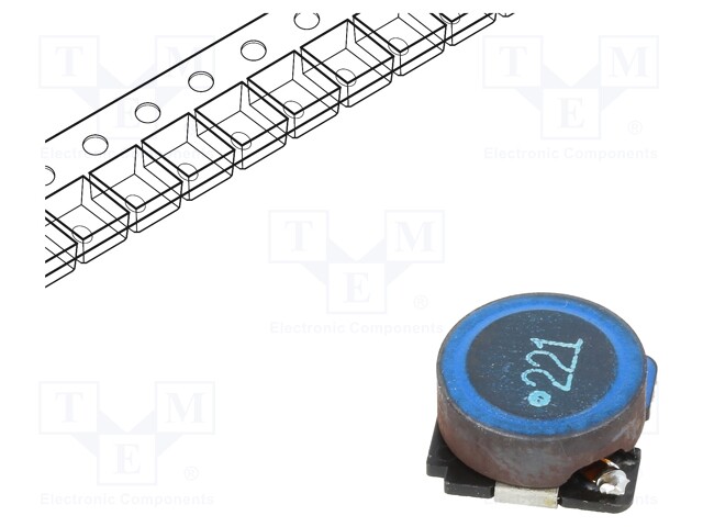 Inductor: ferrite; SMD; 220uH; 0.7A; 564mΩ; ±20%; Series: SLF