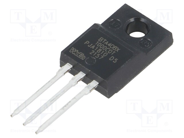 Triac; 1kV; 8A; 35mA; THT; high temperature,sensitive gate; tube