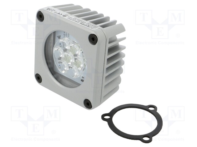 Lamp: machine light; 8.5W; 60000h; 15°; 5000K; -10÷50°C; IP67; 24VDC