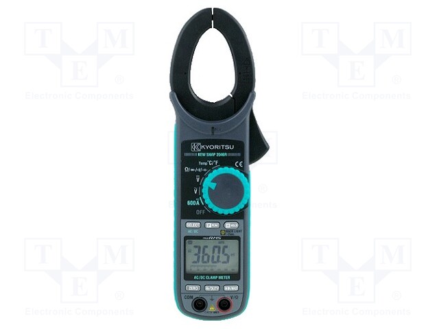 AC/DC digital clamp meter; Øcable: 33mm; I DC: 600A; True RMS