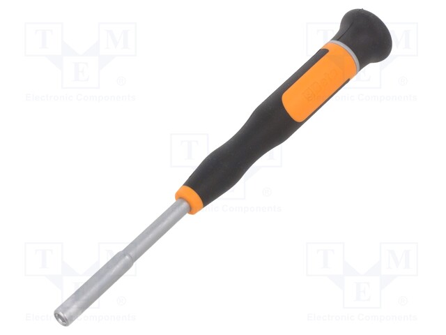 Screwdriver; hex socket; precision; 60mm; Socket: HEX 4mm