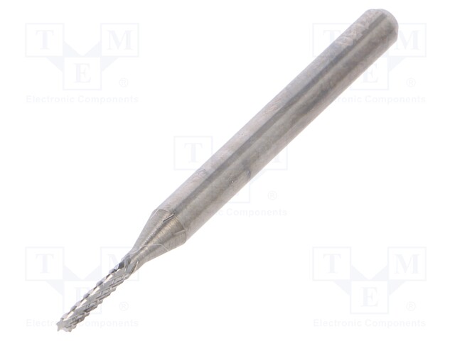 Diamond mill; Ø: 1.3mm; Ø: 3.175mm; L: 38.2mm; Working part len: 6mm