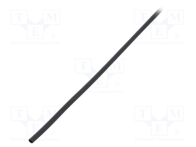 Heat shrink sleeve; flexible; 2: 1; 1.2mm; L: 10m; black