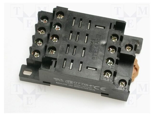 Socket; PIN: 14; Mounting: DIN; Series: LY4