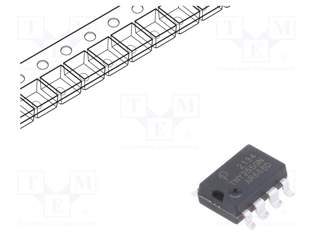 PMIC; AC/DC switcher,SMPS controller; Uin: 85÷265V; SO8; flyback