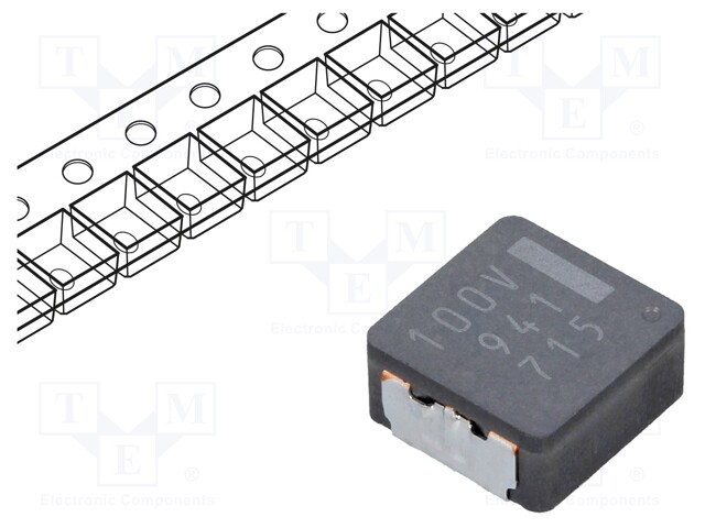 Inductor: wire; SMD; 10uH; 4.4A; 41.6mΩ; 8.5x8x4mm; ±20%; -55÷155°C