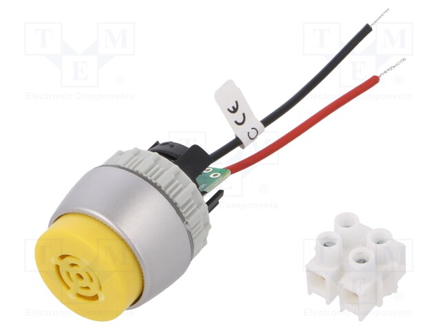 22mm; IP20; Ø22mm; Man.series: ST22; Sound level: 80dB; 24VDC