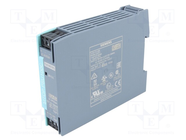 Power supply: switched-mode; 14W; 24VDC; 0.6A; 85÷264VAC; IP20