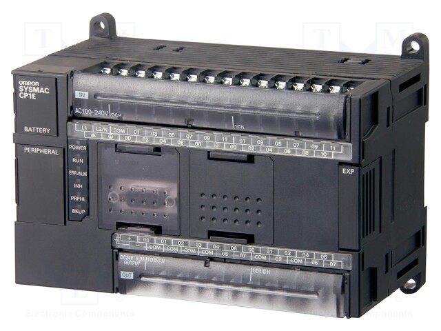 Module: PLC programmable controller; OUT: 16; IN: 24; OUT 1: relay