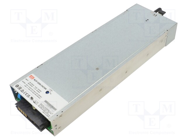Power supply: switched-mode; for building in; 3192W; 24VDC; 133A
