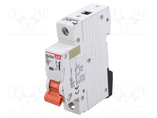 Circuit breaker; 230/400VAC; Inom: 4A; Poles: 1; Charact: C; 6kA