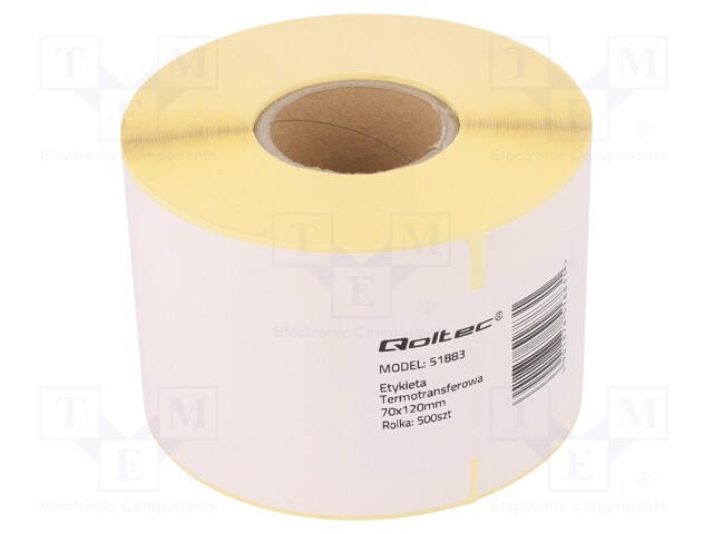 Label; white; Character colour: black; No.of labels: 500pcs; 40mm