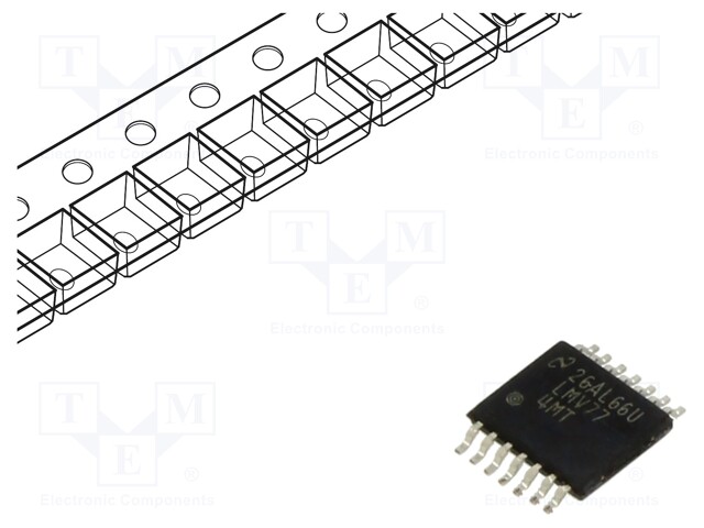 IC: operational amplifier; 3.5MHz; 2.7÷5.5V; Ch: 4; TSSOP14