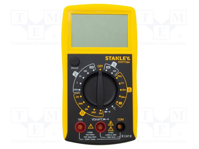 Digital multimeter; LCD; 3,5 digit (1999); 2-3x/s; VAC: 200V,300V