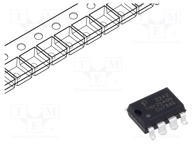 AC/DC Converter, Flyback, 85 to 265 VAC In, SMD-8